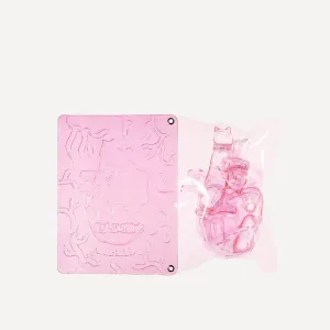 Cat Heart Sofubi-four distinct kitties merge to form a translucent human heart