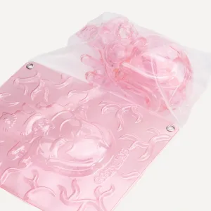 Cat Heart Sofubi-four distinct kitties merge to form a translucent human heart