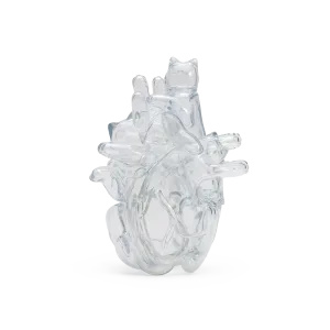 Cat Heart Sofubi-four distinct kitties merge to form a translucent human heart