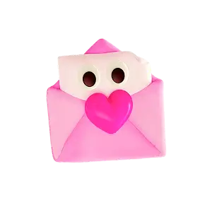 DumbDumbDelight pink envelope icon