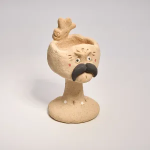 Jester's Beard Fragrance Holder-this handmade fragrance holder features a signature exaggerated mustache