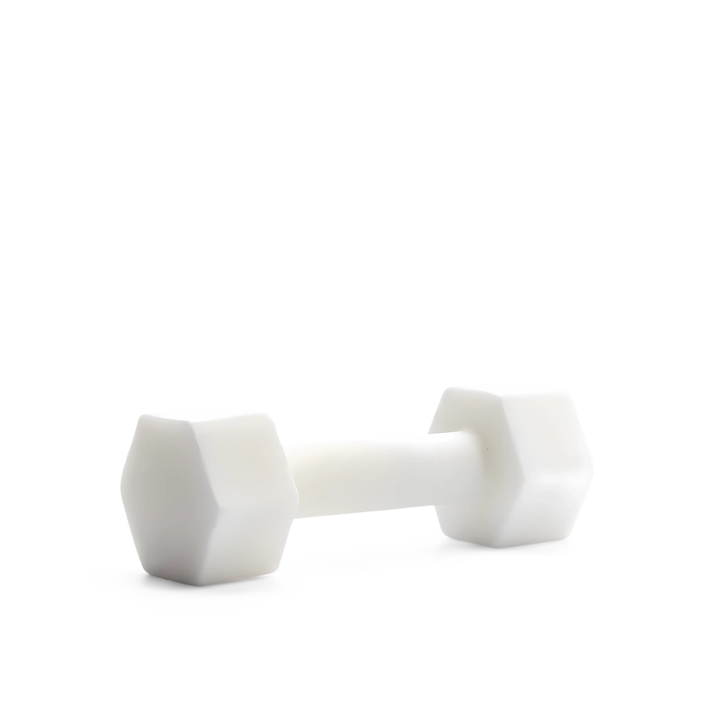 Dumbbell Soap-wash your body and "train" your biceps at the same time.