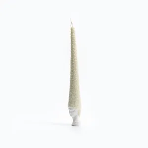 Bald David Bust Scented Candle–The scented candle's wax 'hair' slowly melts away as it burns