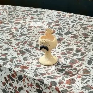 Jester's Beard Fragrance Holder-this handmade fragrance holder features a signature exaggerated mustache