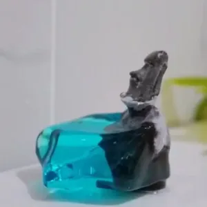 Moai Statue Soap Blind Box-Wash this soap blind box to reveal a hidden Moai pose inside.