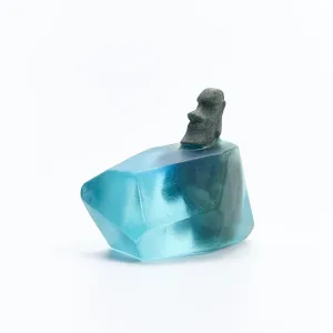 Moai Statue Soap Blind Box-Wash this soap blind box to reveal a hidden Moai pose inside.