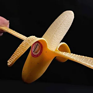 Banana Stress Toy-A hyper-realistic, half-eaten banana made of high-quality TPR.