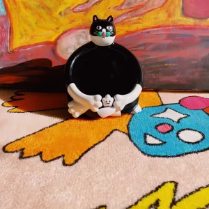 Tuxedo Cat Storage Bowl-"Feed" this tuxedo cat with your candies, keys, or trinkets.