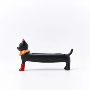 Vintage Circus Cat Jewelry Box-Brings the whimsical charm of a vintage carnival to your vanity while guarding your treasures.