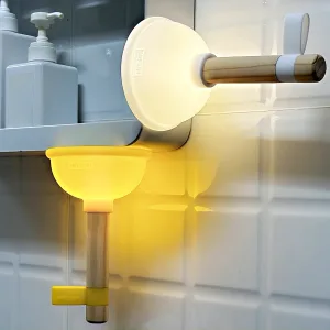 Mood Plunger Lamp – funny silicone desk lamp for stress relief and mood lifting