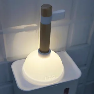 Mood Plunger Lamp – funny silicone desk lamp for stress relief and mood lifting